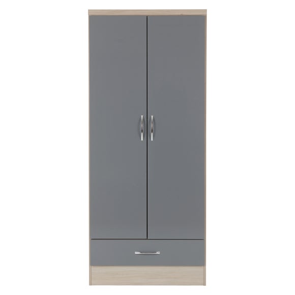 Nevada Double 1 Drawer Wardrobe, product image 22
