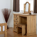 Corona 4 Drawer Dressing Table, Pine