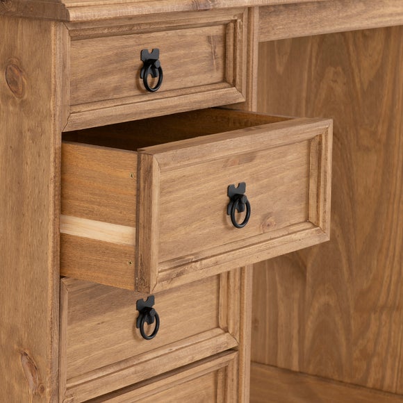 Corona 4 Drawer Dressing Table, Pine