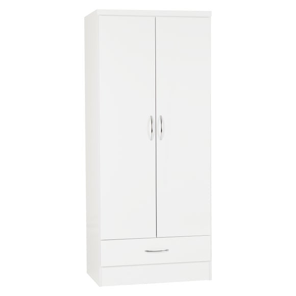 Nevada Double 1 Drawer Wardrobe, product image 29