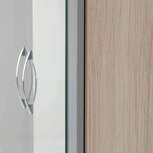 Nevada Double 1 Drawer Wardrobe, product image 7