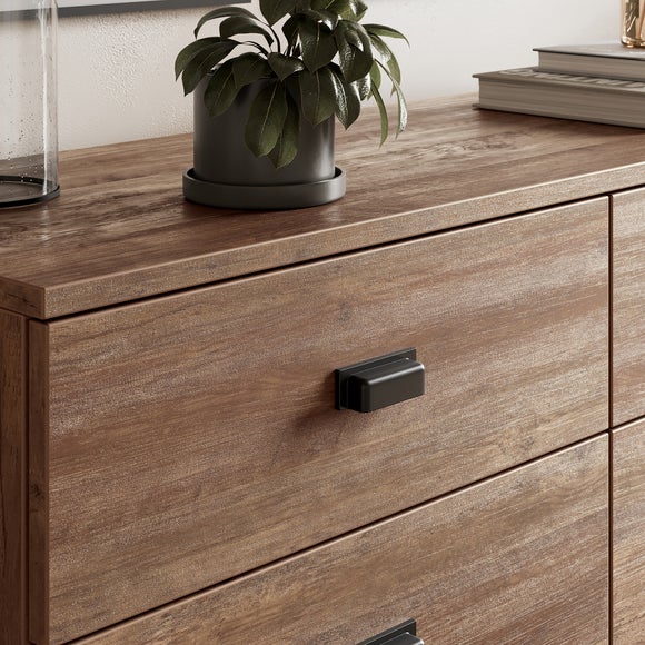 Fulton 6 Drawer Chest, Pine Effect