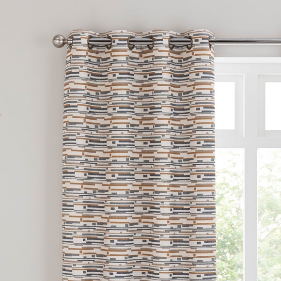 Matrix Boucle Eyelet Curtains, product image 1