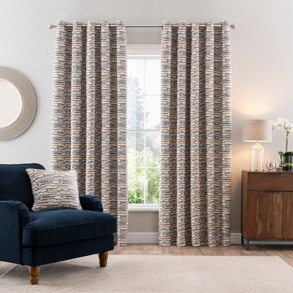 Matrix Boucle Eyelet Curtains, product image 2
