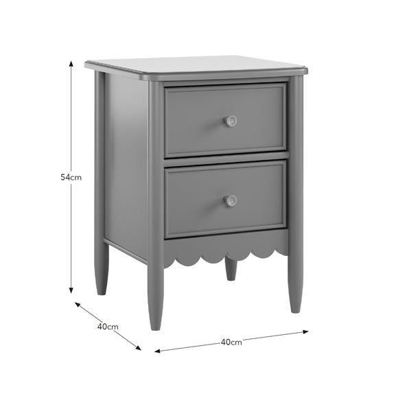 Remi 2 Drawer Bedside Table, product image 15