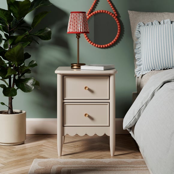 Remi 2 Drawer Bedside Table, product image 1