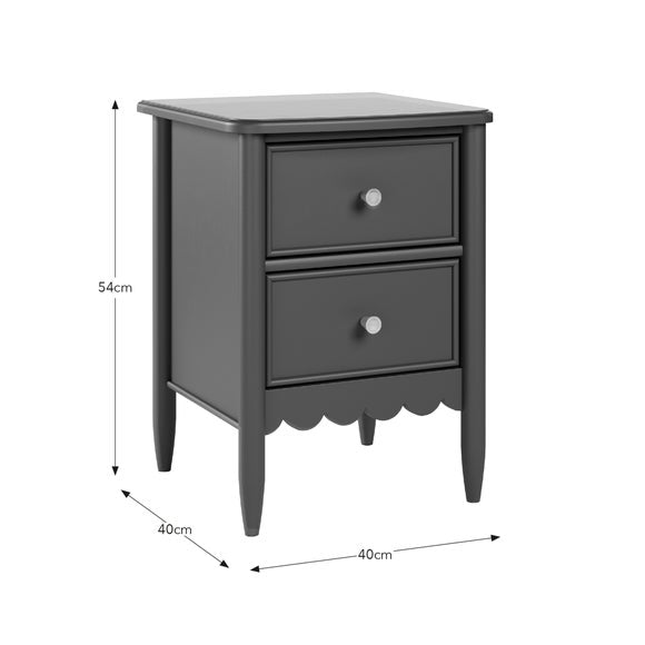 Remi 2 Drawer Bedside Table, product image 7