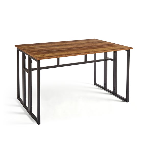 Fulton 2-4 Seater Console Dining Table, Pine Effect