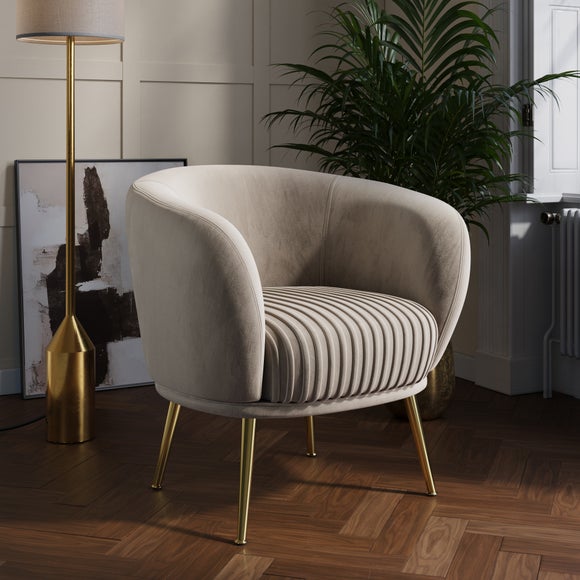Bella Velvet Cocktail Chair, product image 1