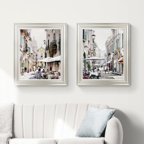 Summer Street II by Richard Macneil Framed Print