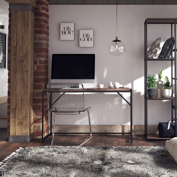 Quincy Writing Desk, Weathered Oak