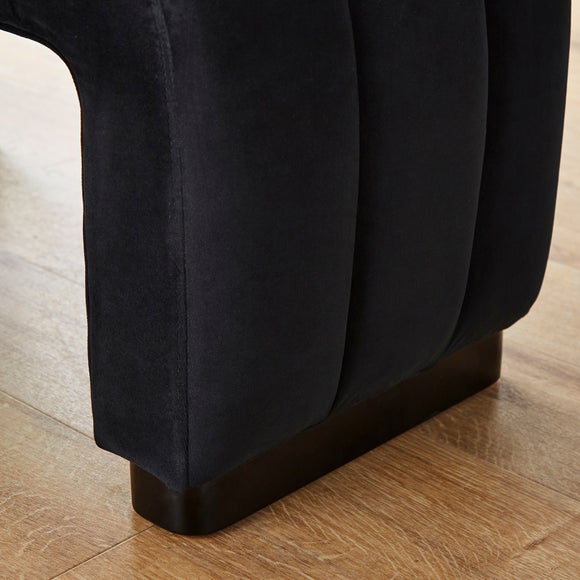 Lucilla 3 Seater Dining Bench, Velvet, product image 10