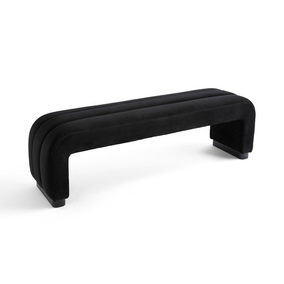 Lucilla 3 Seater Dining Bench, Velvet, product image 12