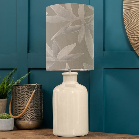 Elspeth Table Lamp with Silverwood Shade