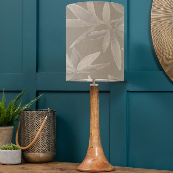 Kinross Table Lamp with Silverwood Shade