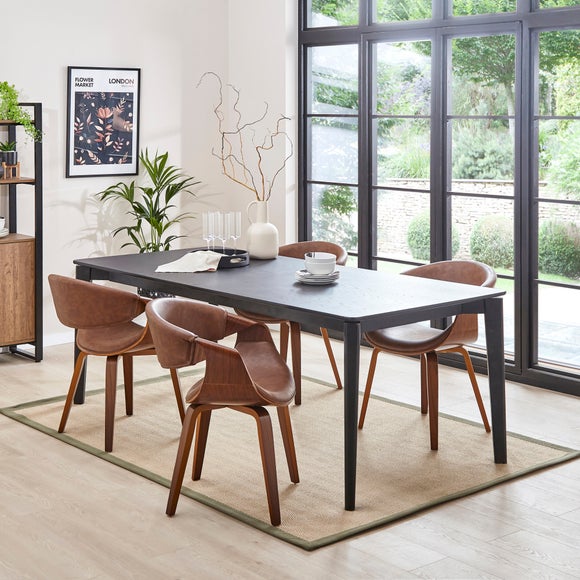 Modena Dining Chair, Faux Leather, product image 2