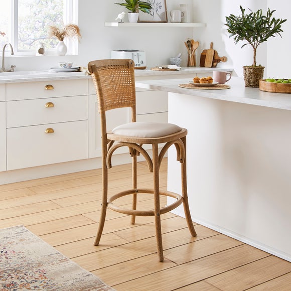Florine Counter Height Barstool, Fabric