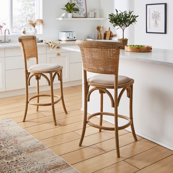 Florine Counter Height Barstool, Fabric