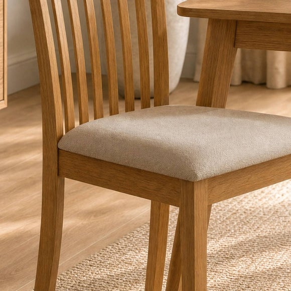 Ibsen Set Of 2 Dining Chairs, Boucle