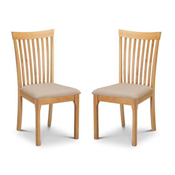 Ibsen Set Of 2 Dining Chairs, Boucle