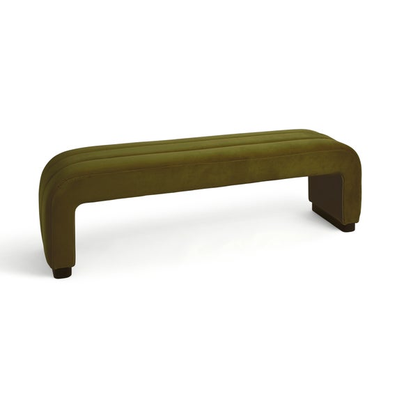 Lucilla 3 Seater Dining Bench, Velvet, product image 17
