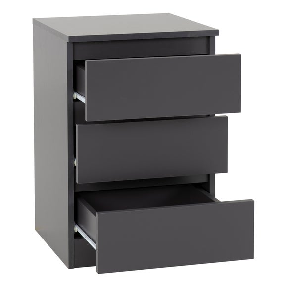 Set of 2 Walker 3 Drawer Bedside Tables, product image 19