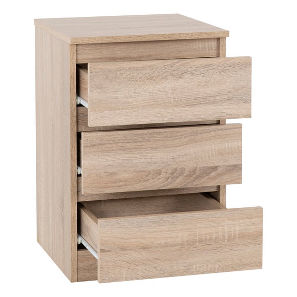Set of 2 Walker 3 Drawer Bedside Tables, product image 3