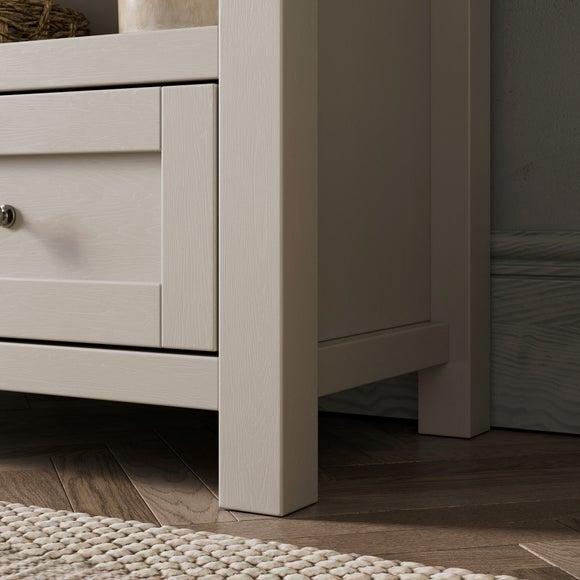 Olney Low Bookcase, Stone