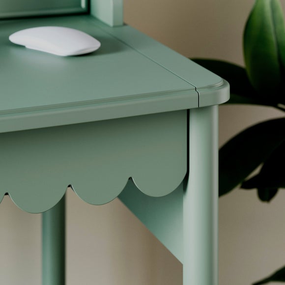 Remi Scalloped Small Step Up Desk