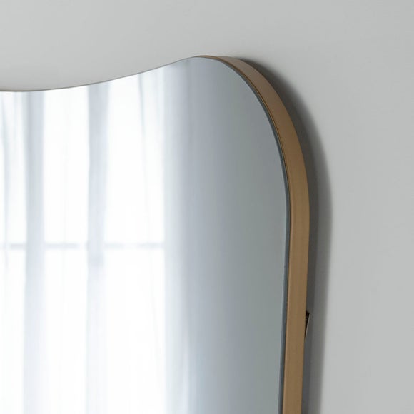 Yearn Curved Narrow Full Length Wall Mirror, product image 2