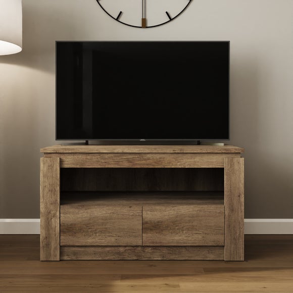 Canyon Oak 2 Drawer TV Unit for TVs up to 44"