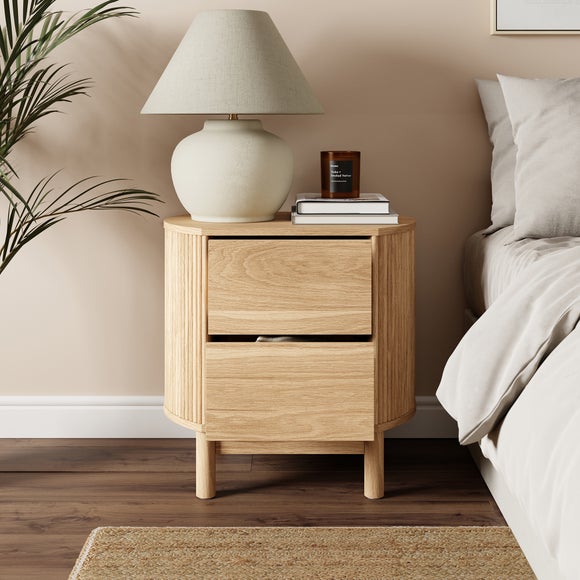 Mateo 2 Drawer Bedside Table, product image 9