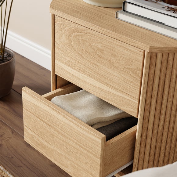 Mateo 2 Drawer Bedside Table, product image 10