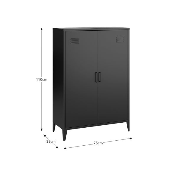 Helga Metal Tall Sideboard