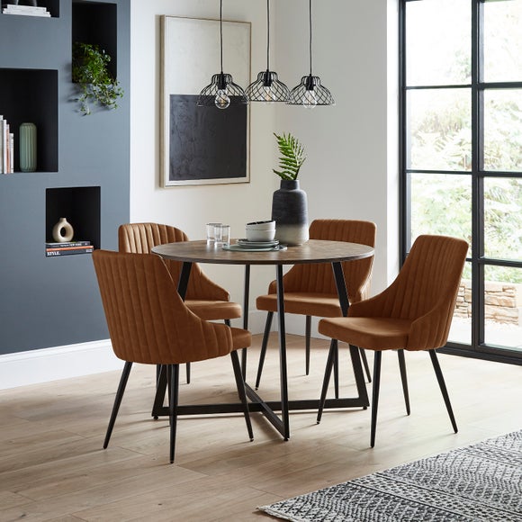 Shea Set of 2 Dining Chairs, Faux Leather, product image 24