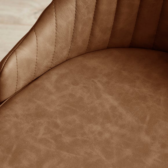 Shea Set of 2 Dining Chairs, Faux Leather, product image 25
