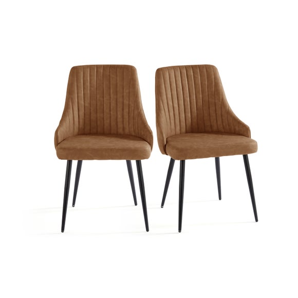 Shea Set of 2 Dining Chairs, Faux Leather, product image 29