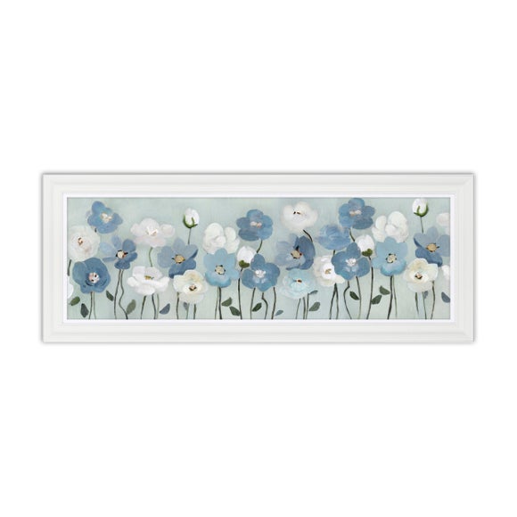 Blue Meadow Framed Print