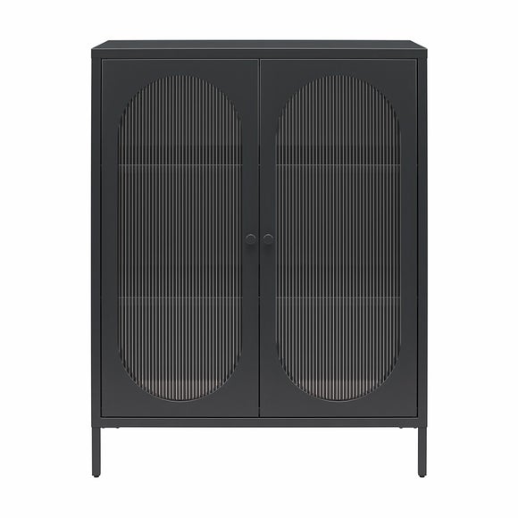 Luna Small Fluted Sideboard, Glass, product image 5