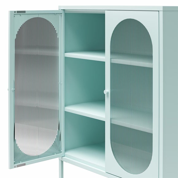 Luna Small Fluted Sideboard, Glass, product image 16