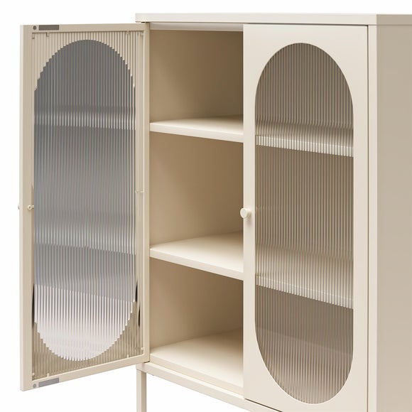 Luna Small Fluted Sideboard, Glass, product image 10
