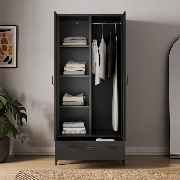Helga Metal Double Wardrobe, product image 2