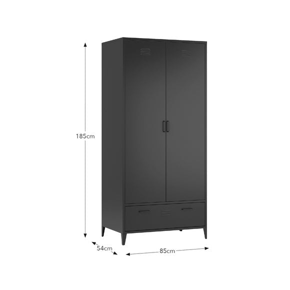 Helga Metal Double Wardrobe, product image 7