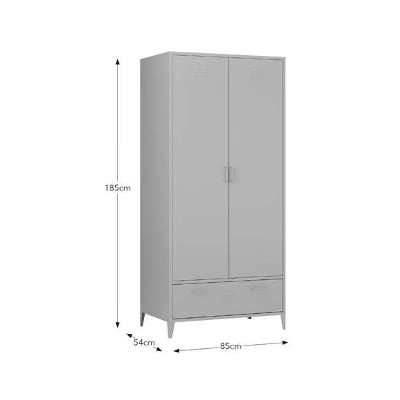 Helga Metal Double Wardrobe, product image 14