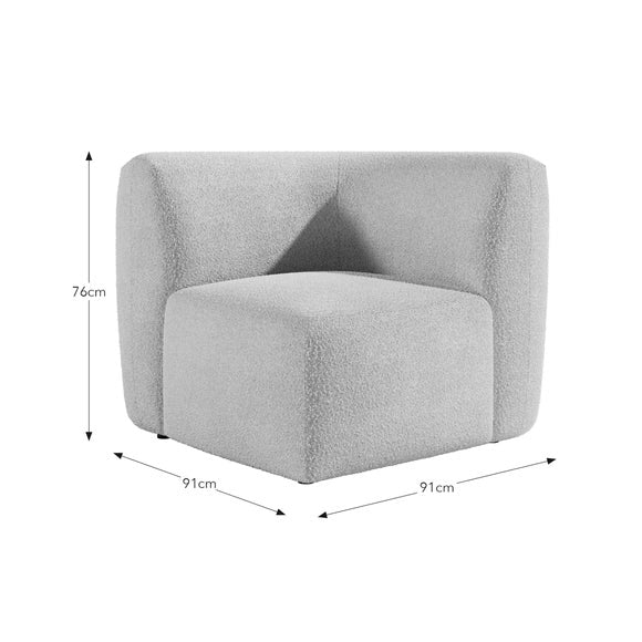 Romy Modular Corner Single Sofa Piece