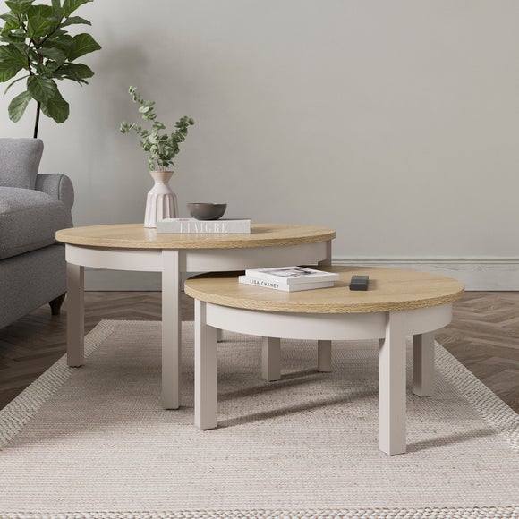 Olney Round Nest of Coffee Tables