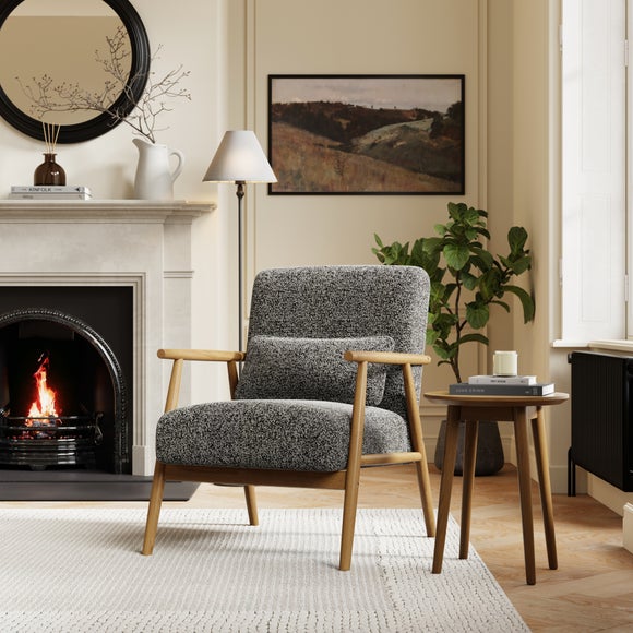Alpine Speckled Boucle Spindle Chair, product image 1