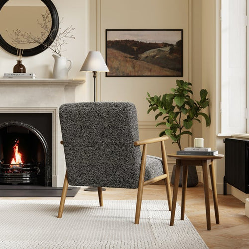 Alpine Speckled Boucle Spindle Chair, product image 2