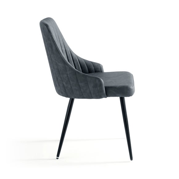 Shea Set of 2 Dining Chairs, Faux Leather, product image 11