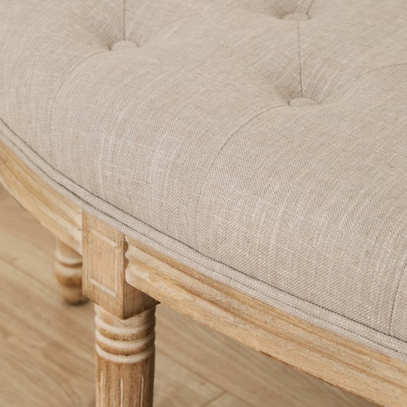 Voyage Maison Annette Linen Footstool